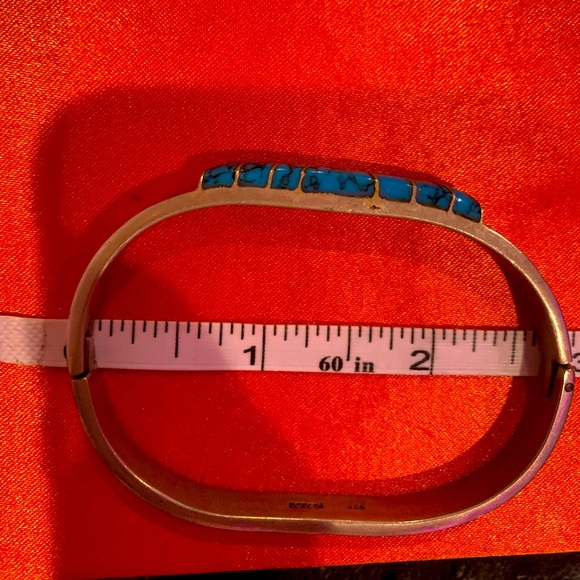 Vintage Turquoise Bracelet .925- one of a kind - Picture 3 of 5